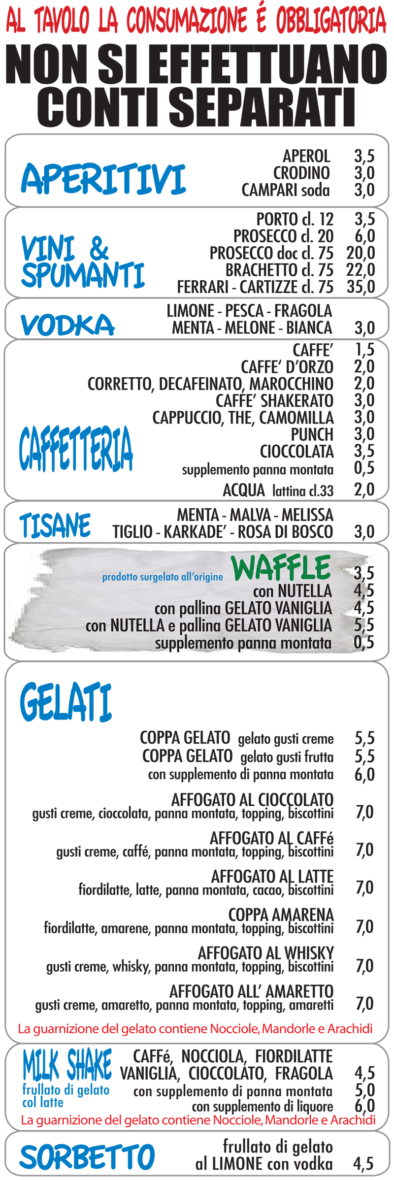 Caffetteria e Gelati